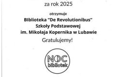 BIblioteka “De Revolutionibus” Szkoły Podstawowej im. Mikołaja Kopernika w Lubawie - 1