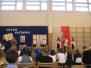 Redakcja „Kropki”, gazetki Szkoły Podstawowej w Lubawie, na uroczystości wręczenia nagród w XIV Wojewódzkim Konkursie Gazetek Szkolnych